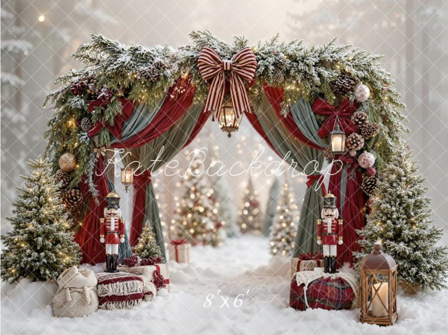 CHRISTMAS NUTCRACKER BACK DROP
